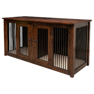 Remi Double Dog Crate Credenza